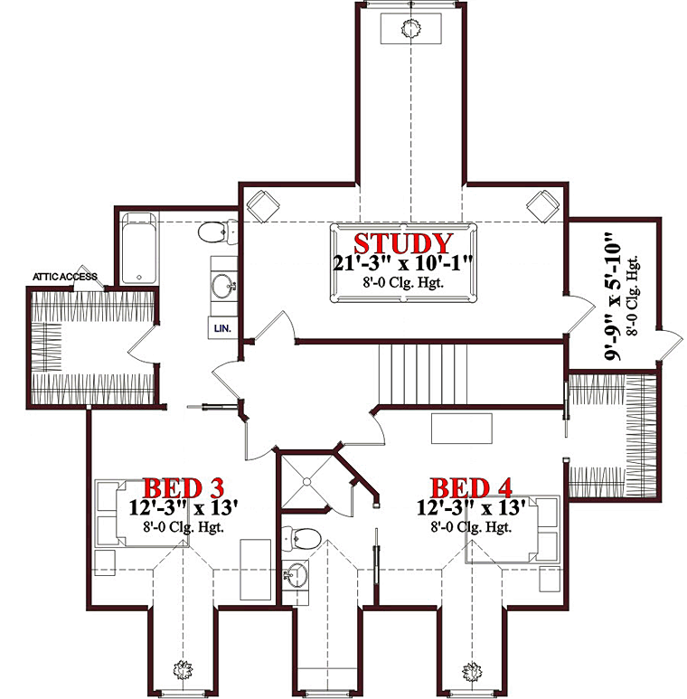 Colonial Country European Level Two of Plan 78647