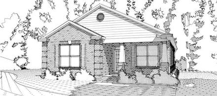 Bungalow Traditional Elevation of Plan 78654