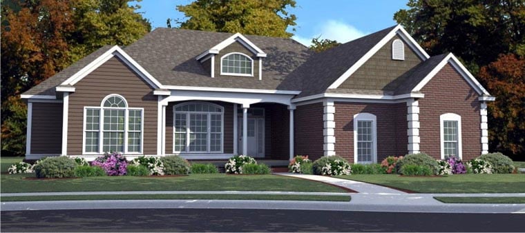 Plan 78711 | Country Style with 4 Bed, 3 Bath, 2 Car Garage