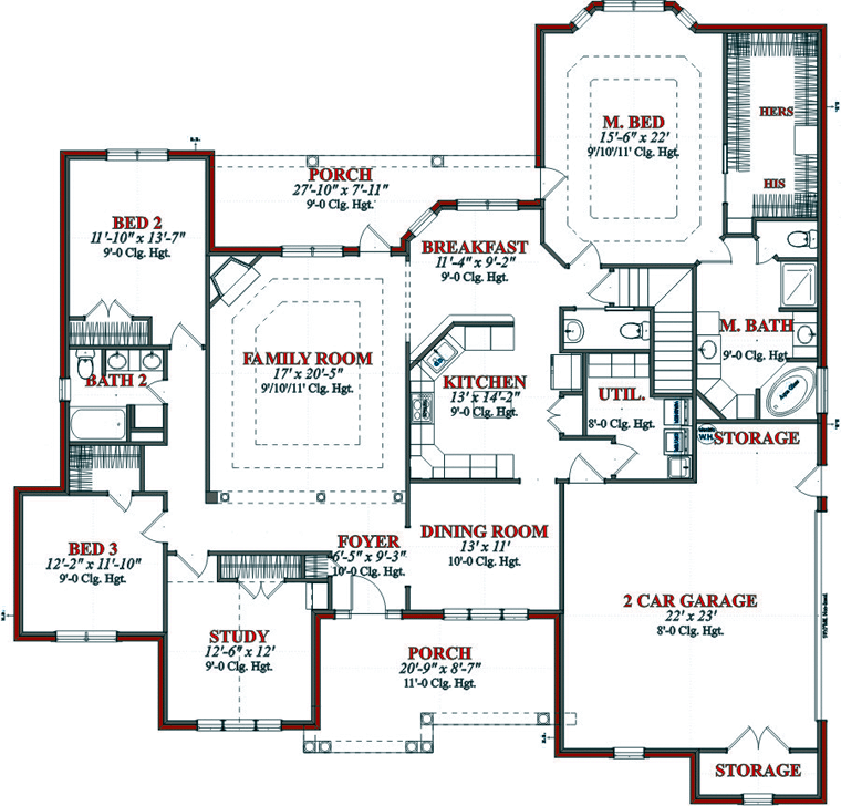 Traditional Level One of Plan 78712