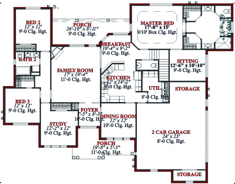 Traditional Level One of Plan 78713