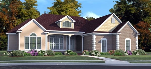 Plan 78726 | Cottage Style with 5 Bed, 3 Bath, 3 Car Garage