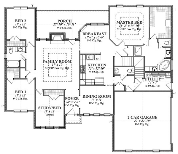 Traditional Level One of Plan 78748