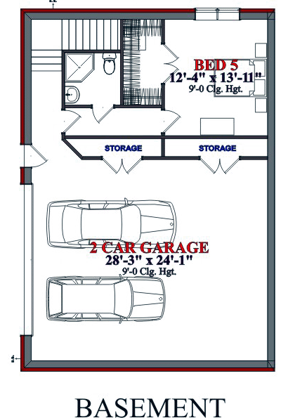 Country Lower Level of Plan 78754