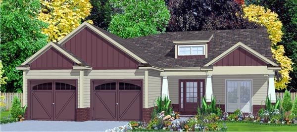 Plan 78784 | Craftsman Style with 3 Bed, 2 Bath, 2 Car Garage