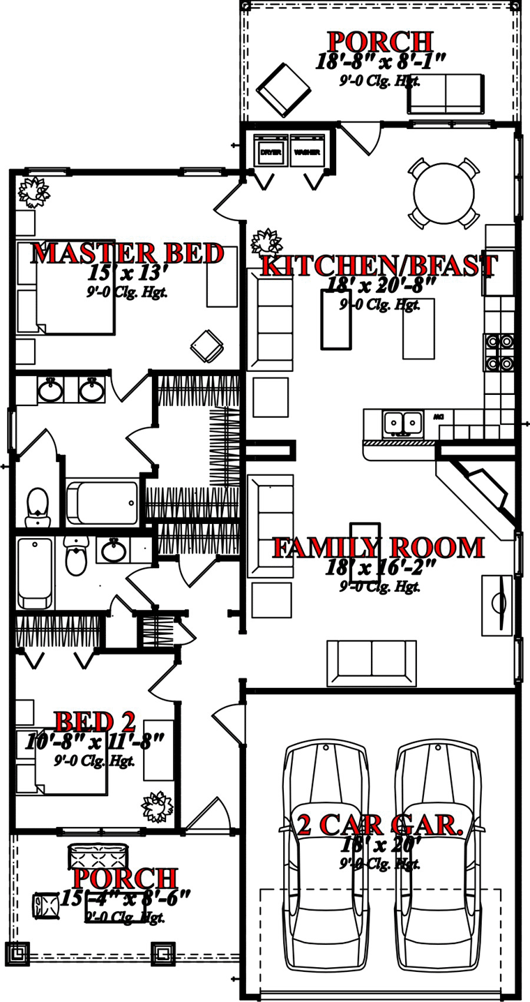 Craftsman Level One of Plan 78811