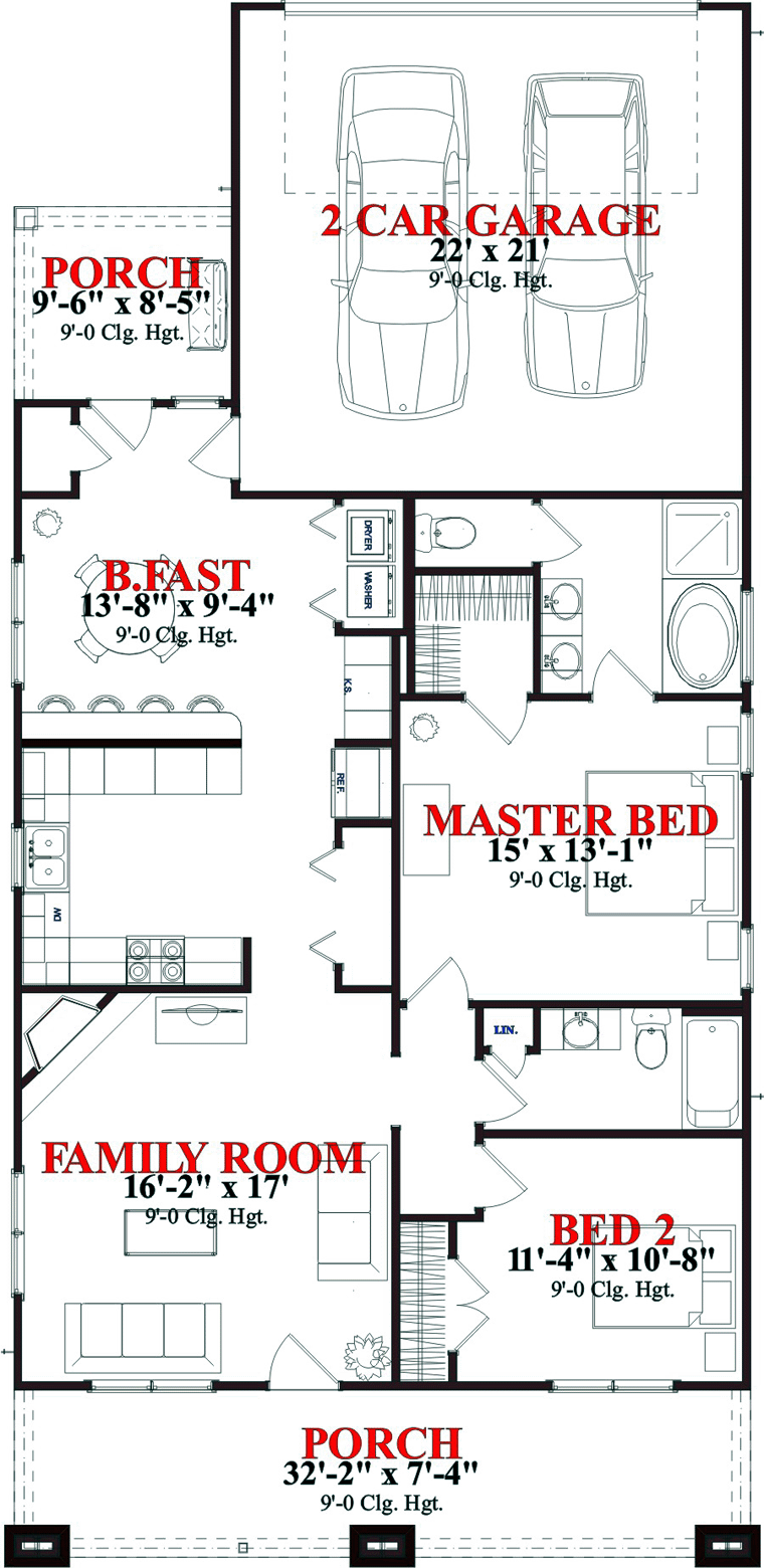 Craftsman Level One of Plan 78839