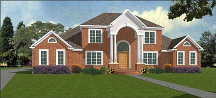 Colonial Elevation of Plan 78851