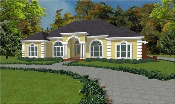 House Plan 78853 Elevation