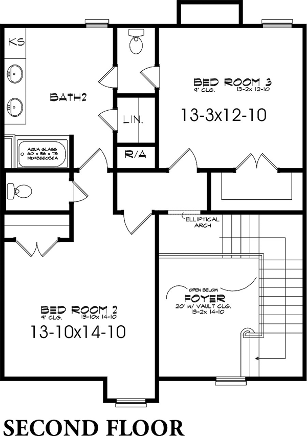 Traditional Level Two of Plan 78855