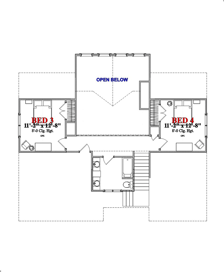 Coastal Contemporary Country Level Two of Plan 78879