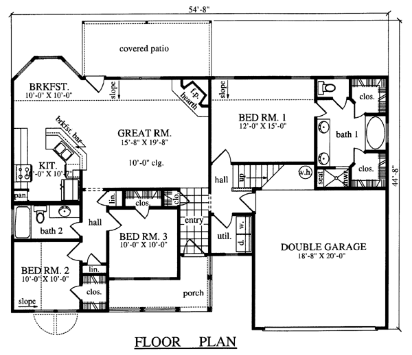 Traditional Level One of Plan 79002