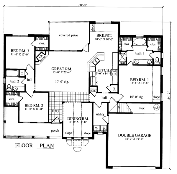 Traditional Level One of Plan 79011