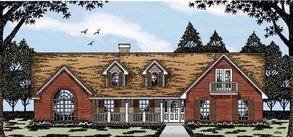 House Plan 79068 Elevation