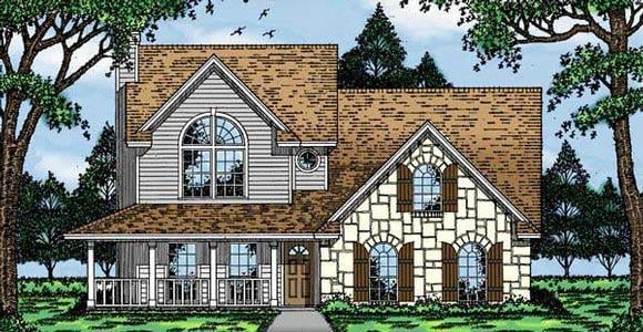 House Plan 79072 Elevation