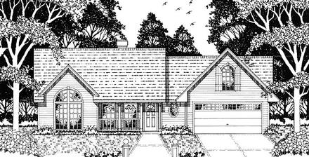 Traditional Elevation of Plan 79077