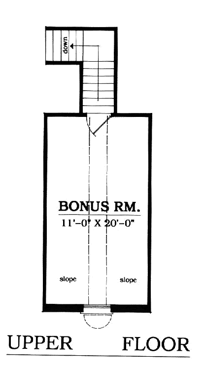 House Plan 79078 Second Level Plan