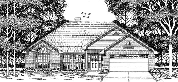 House Plan 79093 Elevation