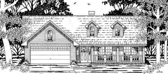 House Plan 79178 Elevation