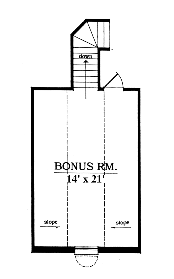 Country One-Story Level Two of Plan 79196