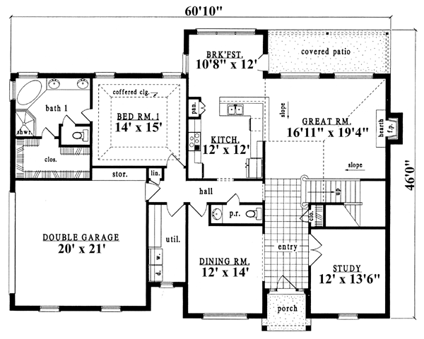 European Victorian Level One of Plan 79215