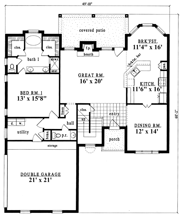 Tudor Level One of Plan 79218