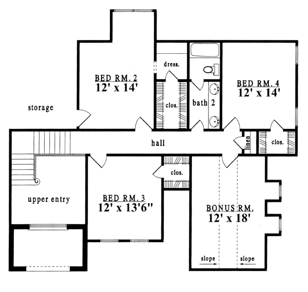 Tudor Victorian Level Two of Plan 79226