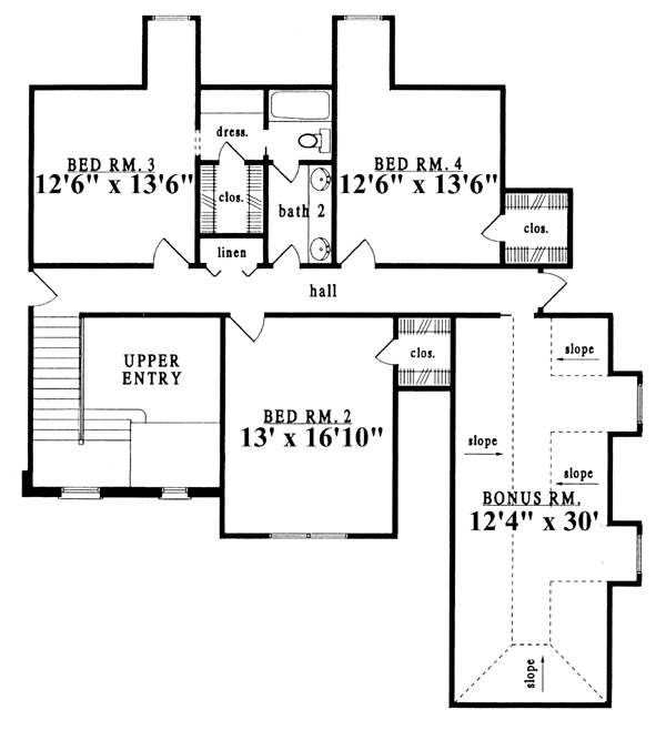 Tudor Victorian Level Two of Plan 79227