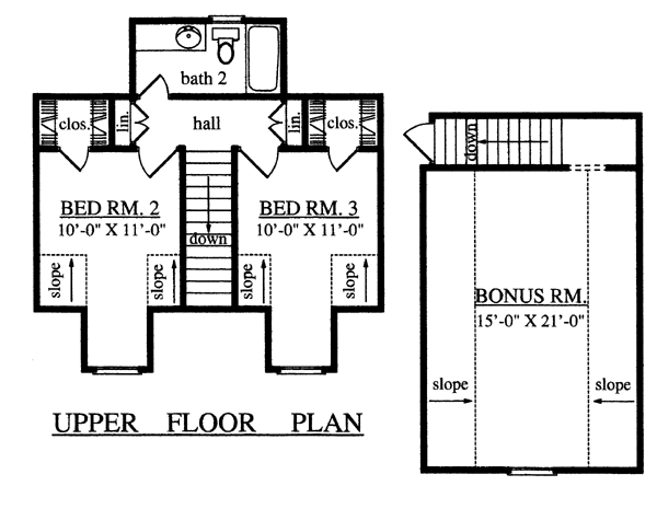 Country Farmhouse Level Two of Plan 79267