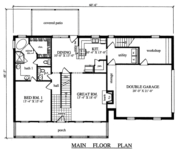 Cape Cod Country Level One of Plan 79271