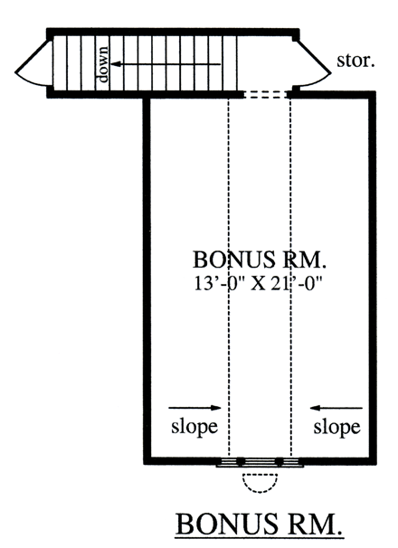 Country One-Story Level Two of Plan 79284