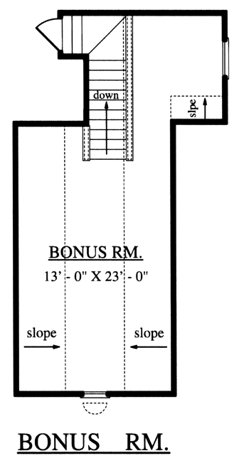 House Plan 79290 Second Level Plan