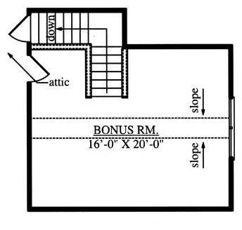 Country One-Story Level Two of Plan 79292