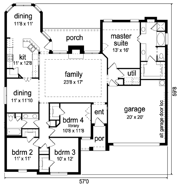 Traditional Level One of Plan 79339