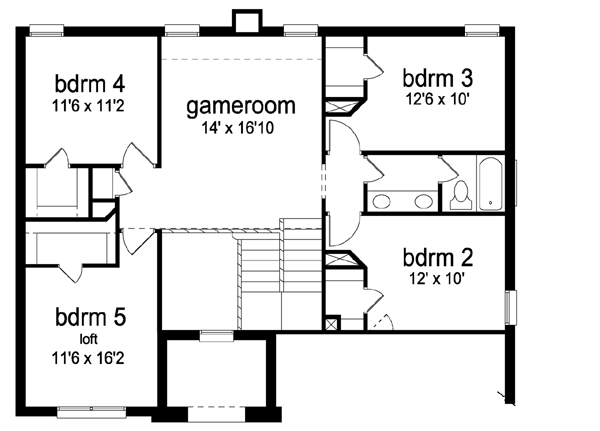 Traditional Level Two of Plan 79343