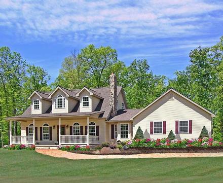 Country Farmhouse Traditional Elevation of Plan 79502