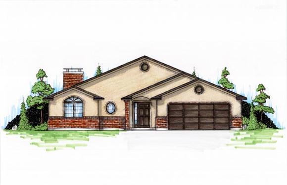 House Plan 79707 Elevation