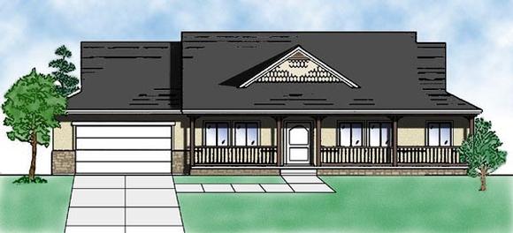 House Plan 79784 Elevation