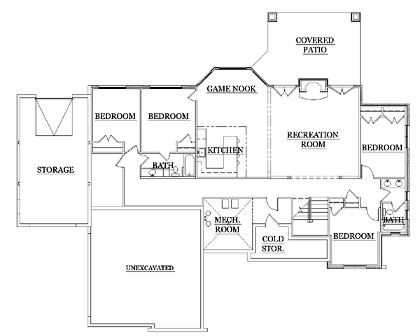 Plan 79785 | European Style with 6 Bed, 5 Bath, 3 Car Garage