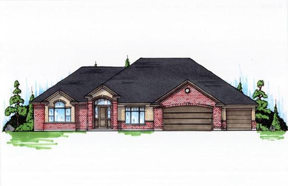 House Plan 79816 Elevation