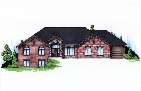 House Plan 79829 Elevation