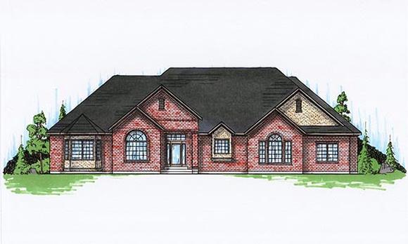 House Plan 79837 Elevation