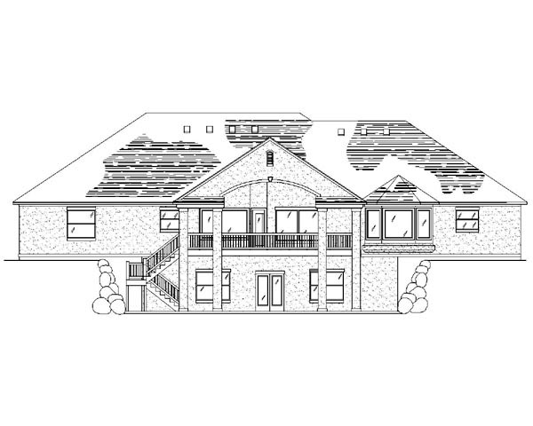 Plan 79866 | Traditional House with 5 Bed, 4 Bath, 3 Car