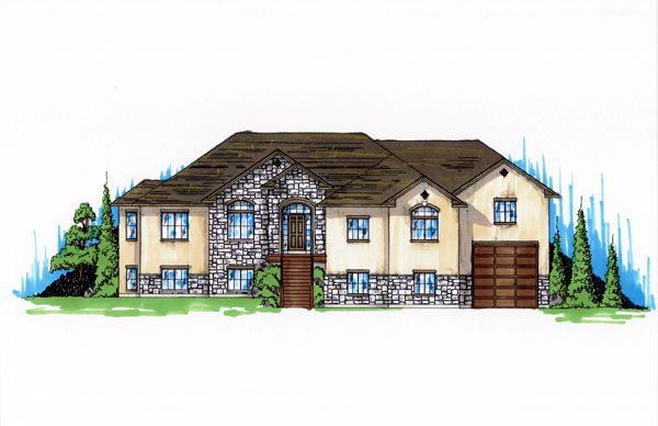 Plan 79871 | Traditional House with 5 Bed, 4 Bath, 3 Car