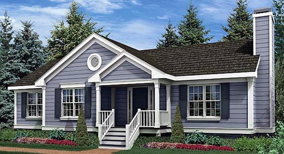 House Plan 80101 Elevation