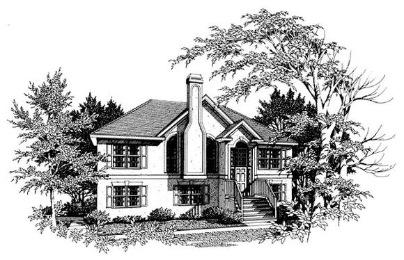 House Plan 80115 Elevation