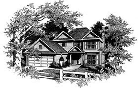 House Plan 80133 Elevation