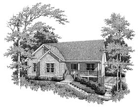 Plan 80136 - 1695 Square Feet