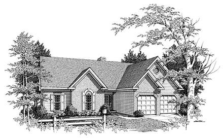 House Plan 80139 Elevation