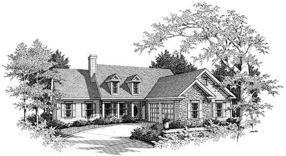 House Plan 80144 Elevation